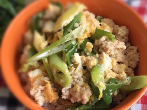 そぼろ親子丼